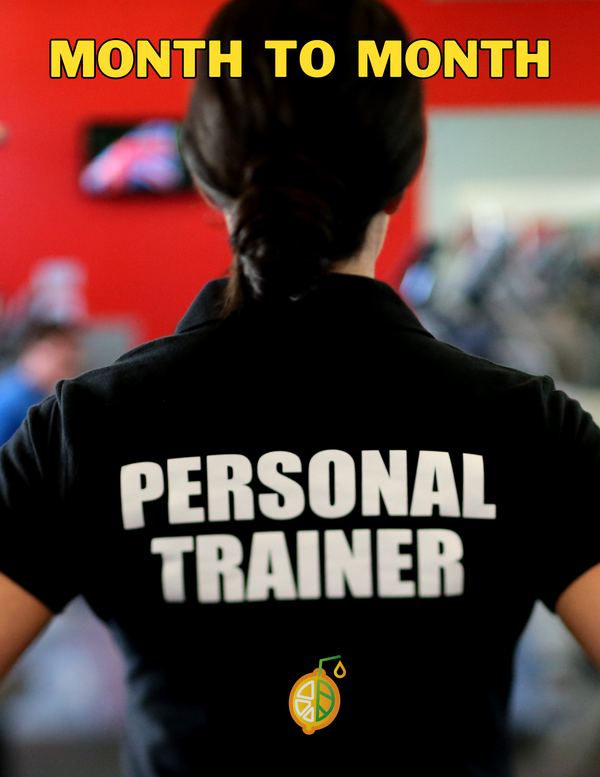 Personal Training- Month to Month
